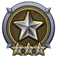 Army 4-Star Officer Rank Icon